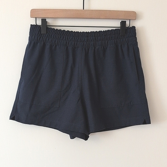 Faherty Womens Small Pull On Shorts Blue Casual Coastal Vacation Beach Preppy - Picture 1 of 6